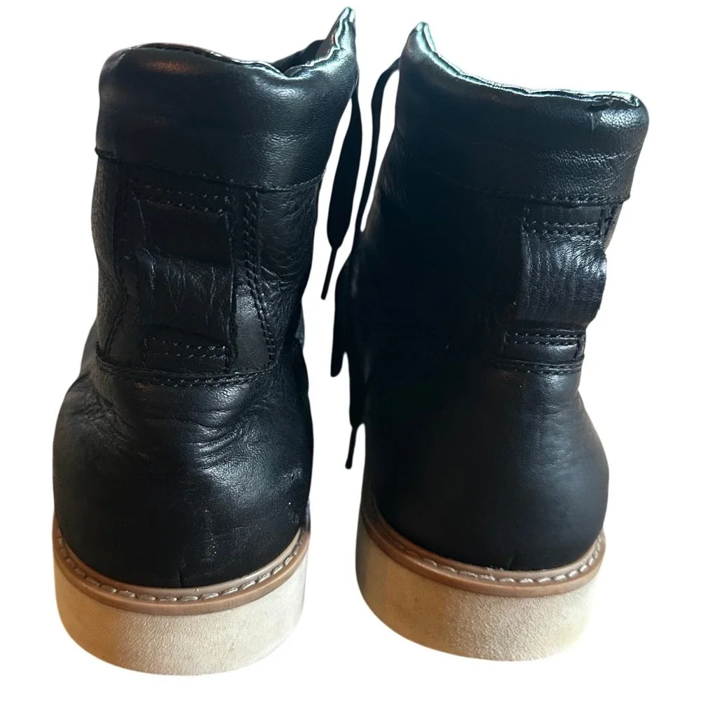 Cole Haan Zerogrand Black Leather Wedge‎ Boots Men's 11